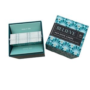 THOUGHTFULLS BELIEVE 30 Pop-Open Cards Each With A Inspirational Message NEW